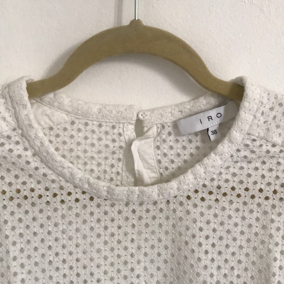 IRO perforated peplum top - Picture 3 of 4